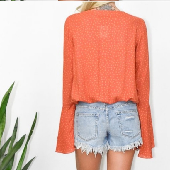 Free People Makin Waves Bodysuit Boho size xs - Picture 3 of 7